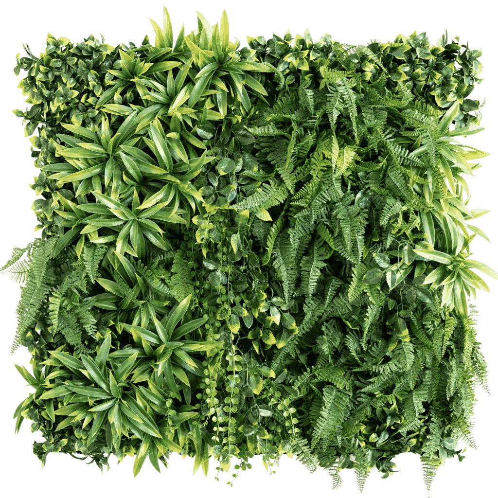 Jardim Vertical Artificial Tropical 100 X 100 CM 1 M²