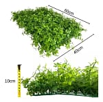 Placa Arbusto jardim vertical artificial