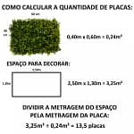 A Placa Jardim Vertical Artificial Folhagem Variegada 40x60 cm é a solução perfeita para quem deseja dar um toque verde ao ambiente sem se preocupar com a manutenção. Com um design realista e elegante, essa placa é ideal para decorar paredes, fachadas e varandas, criando um efeito visual incrível de um jardim vertical. A folhagem variegada da Placa Jardim Vertical Artificial traz um contraste suave entre as folhas verdes e brancas, que vai encantar a todos que passarem pelo ambiente. Além de sua beleza estética, ela é fácil de instalar e não precisa de manutenção.