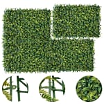 placa jardim vertical artificial samambaia 40 x 60 cm