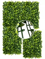 Placa jardim vertical artificial buchinho variegada 40 x 60