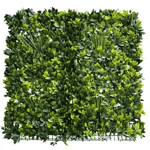 placa jardim vertical artificial jasmim 1m²