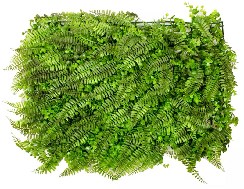 placa jardim vertical artificial samambaia americana 40X60 CM