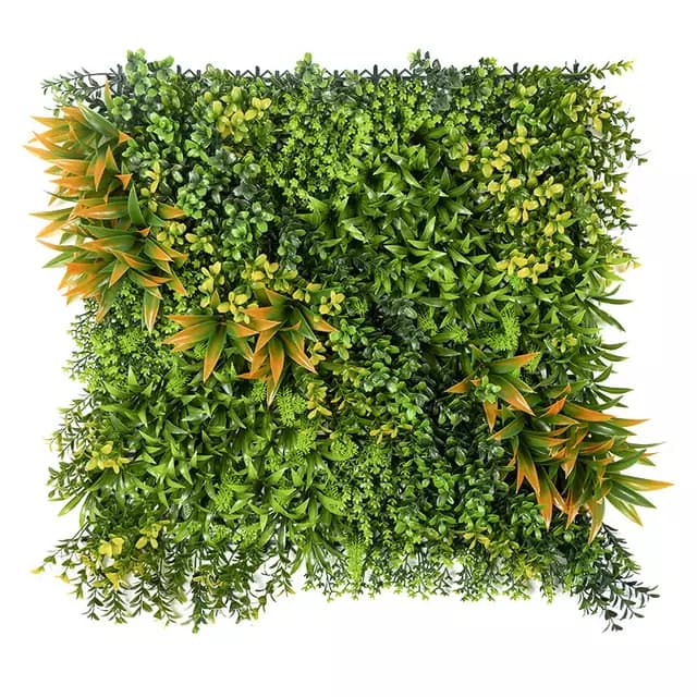 Jardim Vertical Artificial 50 X 50 CM 0,25 M2 Jardim com 8 Plantas
