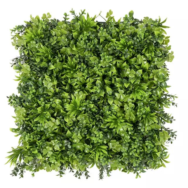 Jardim Vertical Artificial 50 X 50 CM 0,25 M2 Jardim de Folhagens Verdes