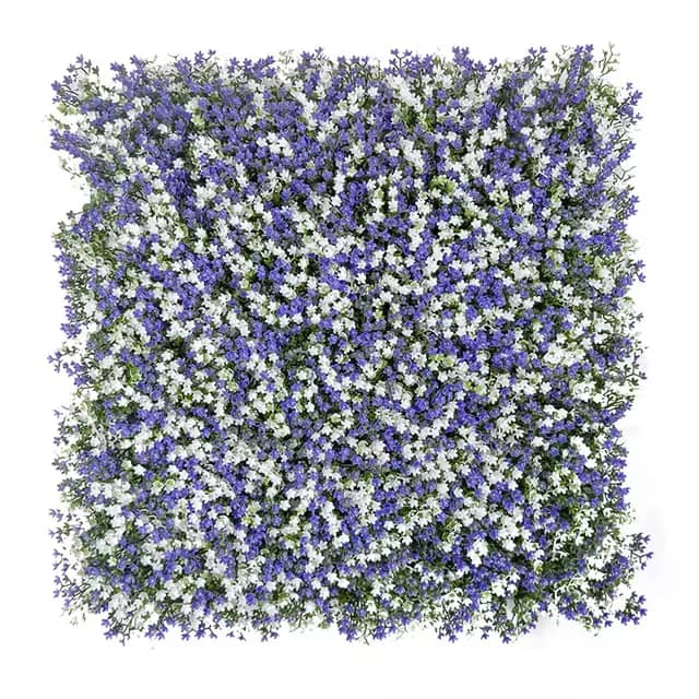 Jardim Vertical Artificial 50 X 50 CM 0,25 M2 Lavanda