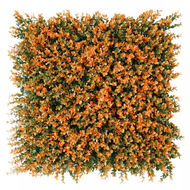 Jardim Vertical Artificial 50 X 50 CM 0,25 M2 Eucalipto Outono